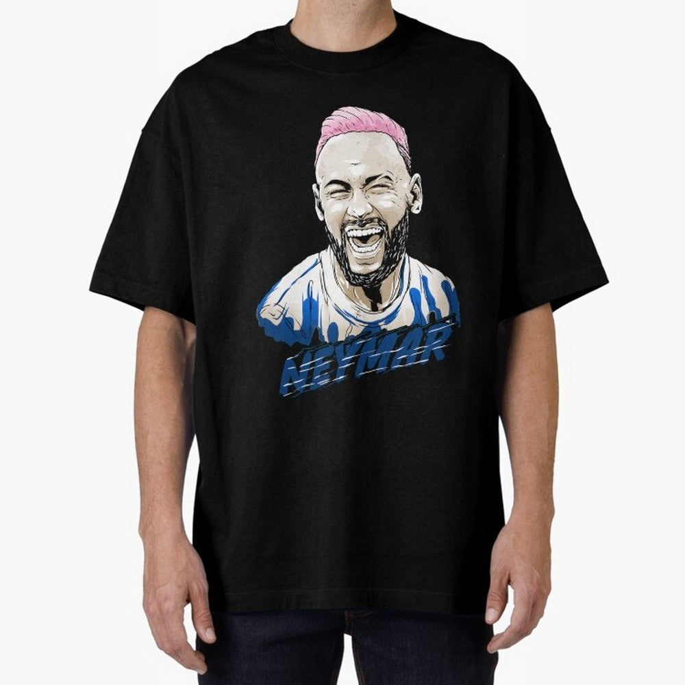 neymar superstar in paris Oversized T-Shirt Create FIFA World Cup 2026 for Fans of CR7 and Portugal, Bringing Global Supporter Spirit, Legendary Goals, National Colors and Tournament Celebration; Ideal for Football Dads, Football Moms, Friends,