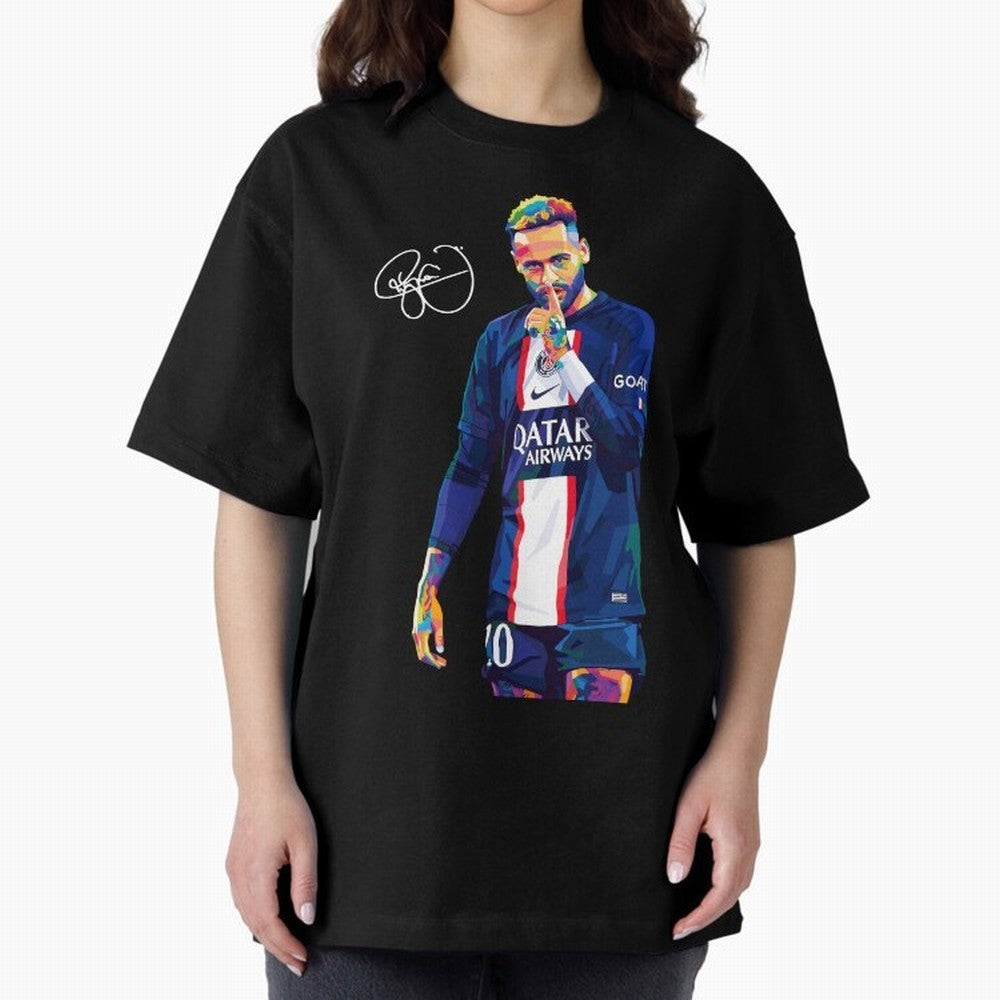 Neymar Jr Wpap Art Classic T-Shirt Bring Global Tournament Vibes to Global Football Passion for FIFA World Cup 2026 Group Stage, Celebrating Messi and Cristiano Ronaldo, Portugal, Football Festival Excitement, Trophy Ambitions, Country Rivalries