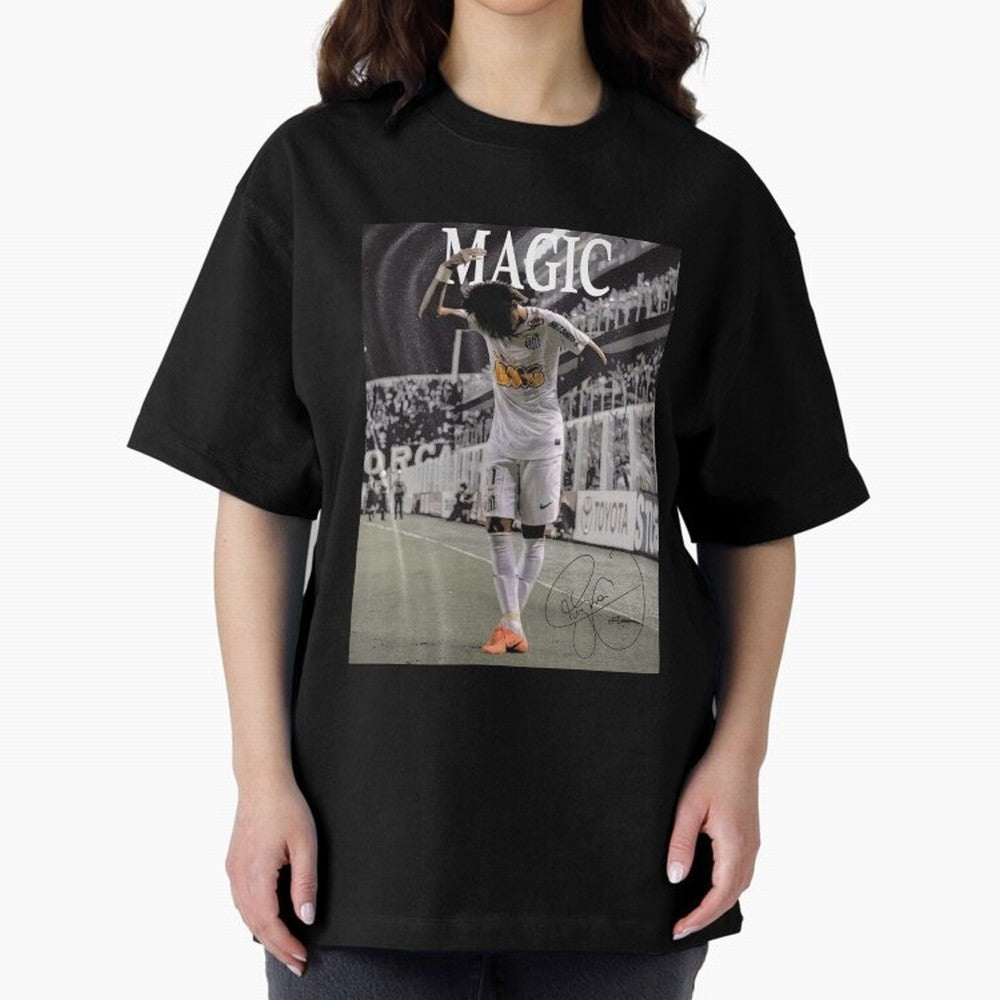Neymar - The Magic Show (Icons Unleashed) Essential T-Shirt Fuel FIFA World Cup 2026 Capturing Haaland, France and Portugal Energy, Global Supporter Spirit, Legendary Goals, National Colors and Tournament Celebration; Ideal for Passionate Fans Who