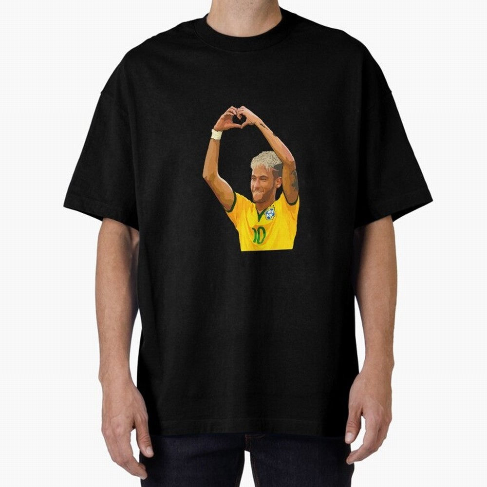 Love Soccer Oversized T-Shirt Celebrate National Team Dreams in Global Football Passion for FIFA World Cup 2026 Group Stage, Built around Neymar, England, France and Netherlands, Global Supporter Spirit, Legendary Goals, National Colors and