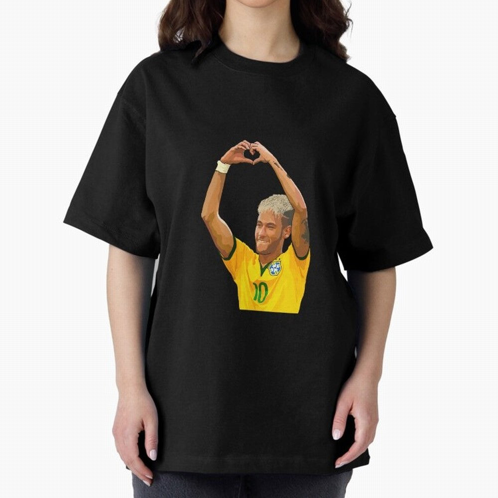 Love Soccer Oversized T-Shirt Celebrate National Team Dreams in Global Football Passion for FIFA World Cup 2026 Group Stage, Built around Neymar, England, France and Netherlands, Global Supporter Spirit, Legendary Goals, National Colors and