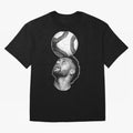 Neymar Jr. ¨C The Art of Balance Oversized T-Shirt Stand Out with Spirit from FIFA World Cup 2026 USA Canada Mexico Spirit, Inspired by Argentina, Neymar, Championship Spirit, Famous Goals, Roaring Crowds and International Football Unity; Perfect