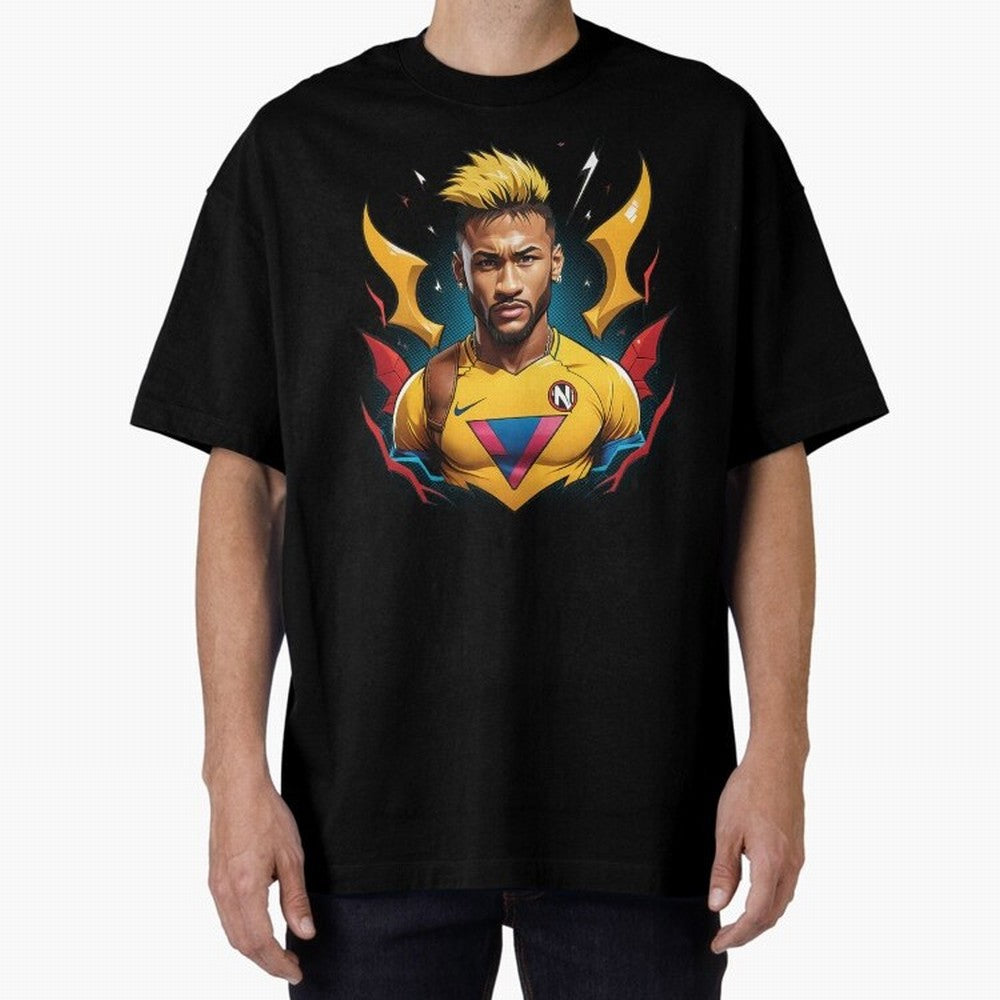 Neymar Jr illustration Classic T-Shirt Celebrate Soccer Greatness during FIFA World Cup 2026 Featuring Neymar, Brazil, Portugal and Argentina Energy, Global Supporter Spirit, Legendary Goals, National Colors and Tournament Celebration; Made for