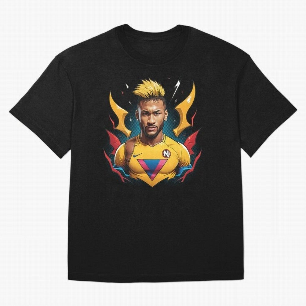 Neymar Jr illustration Classic T-Shirt Celebrate Soccer Greatness during FIFA World Cup 2026 Featuring Neymar, Brazil, Portugal and Argentina Energy, Global Supporter Spirit, Legendary Goals, National Colors and Tournament Celebration; Made for