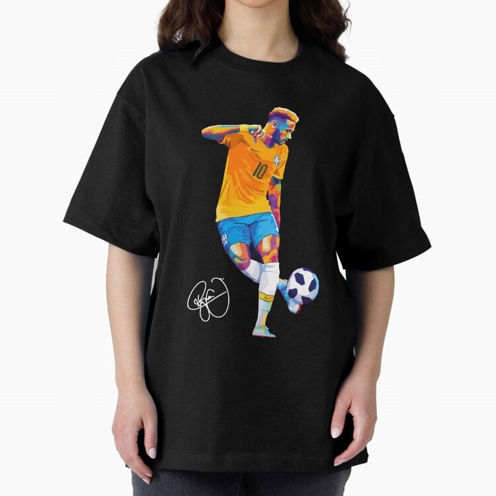 Neymar Jr Footballer Wpap Art Classic T-Shirt Celebrate the Stars of FIFA World Cup 2026 with Messi and Cristiano Ronaldo, Argentina and Brazil Energy, Game Day Rituals, Football Legends, Country Pride and the Road to the Final; Created for Match