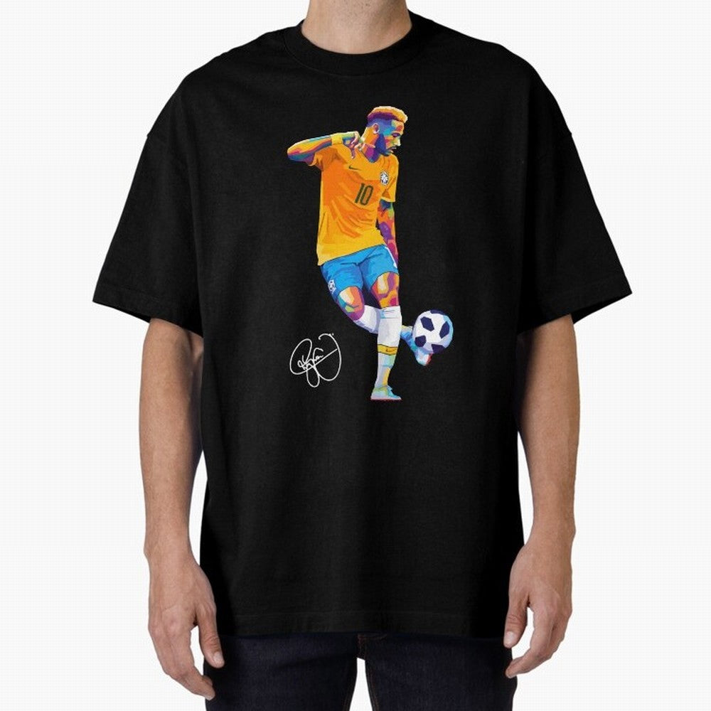Neymar Jr Footballer Wpap Art Classic T-Shirt Celebrate the Stars of FIFA World Cup 2026 with Messi and Cristiano Ronaldo, Argentina and Brazil Energy, Game Day Rituals, Football Legends, Country Pride and the Road to the Final; Created for Match