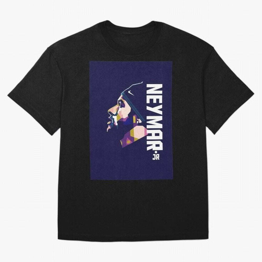 Neymar Jr Art Print Navy Classic T-Shirt Showcase the FIFA World Cup 2026 Group Stage Journey through Messi and Cristiano Ronaldo Highlights, England, France and Netherlands Pride, Classic Soccer Heritage, Championship Pressure, Fan Loyalty and