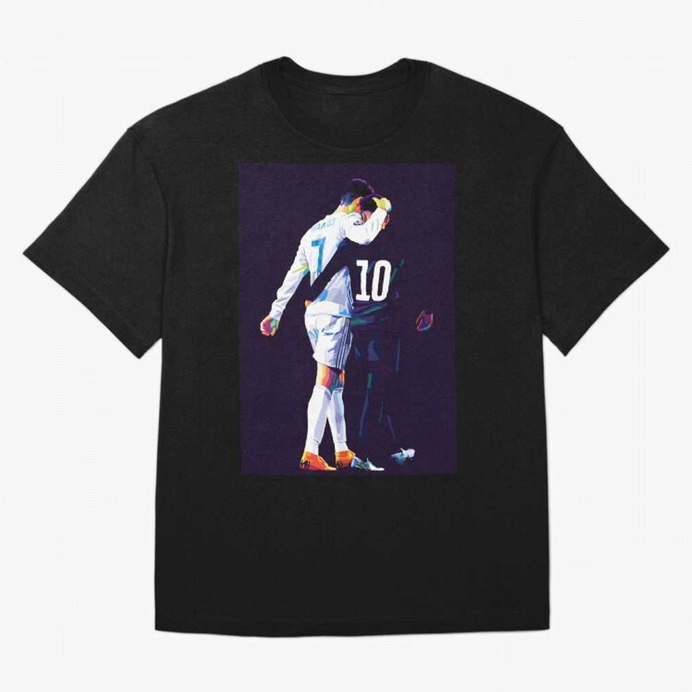 Neymar x Ronaldo Wpap Pop Art Classic T-Shirt Represent the Passion of FIFA World Cup 2026 Group Stage Spirit, Featuring Portugal, Haaland and Mbappe, Football Passion, Legendary Performances, Festival Vibes and Supporter Community; Created for