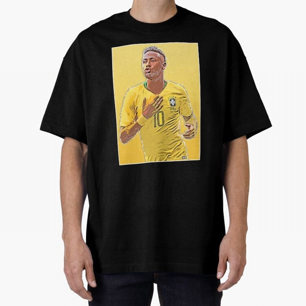 Neymar Oversized T-Shirt Cheer through Every Moment of Global Football Passion for FIFA World Cup 2026 Group Stage, Built around Messi, Brazil, Portugal and Argentina, Goal Celebration Energy, Supporter Heritage, Football Icons and Worldwide