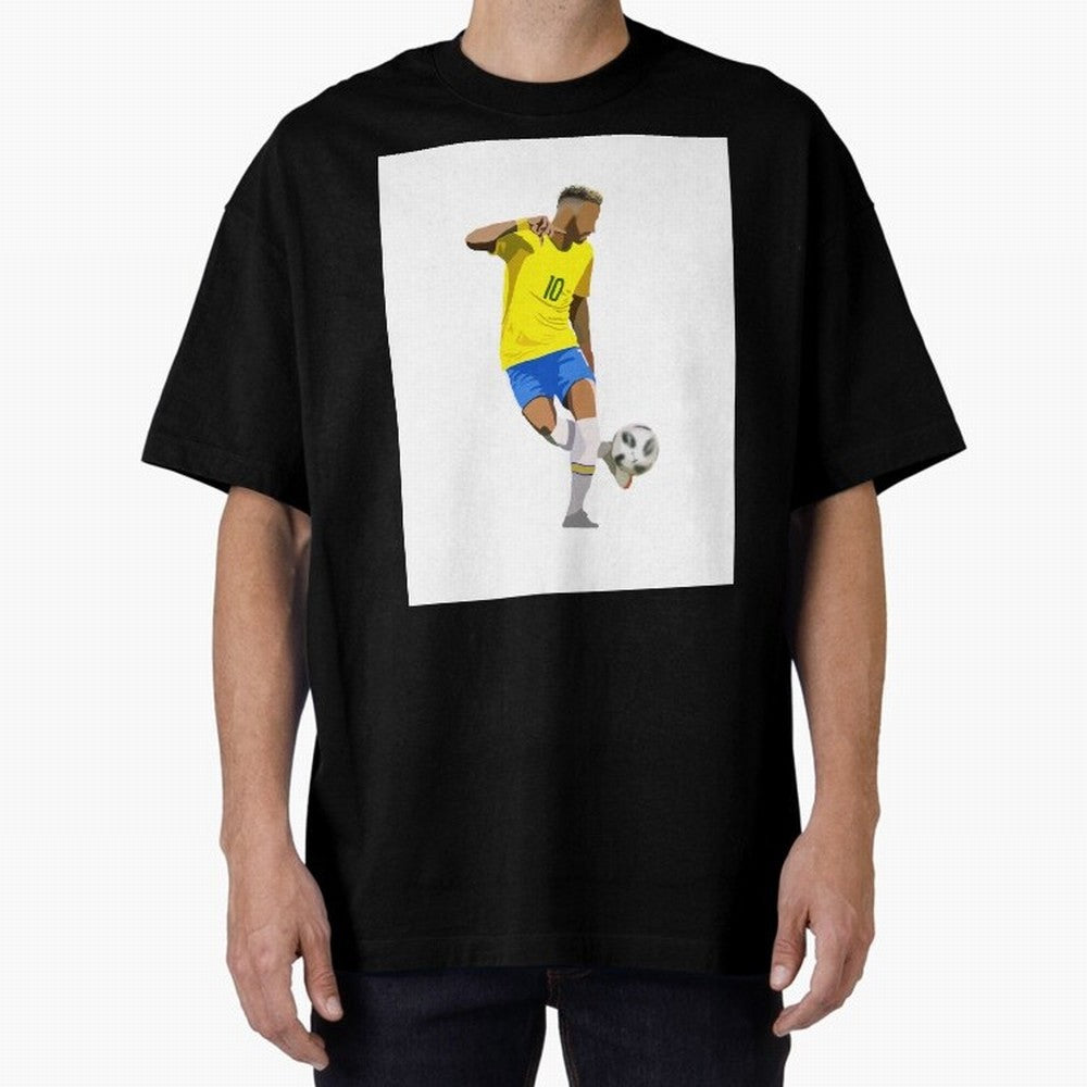 Neymar Jr Brazil Classic T-Shirt Feel the Roar of FIFA World Cup 2026 Spirit, Driven by England, France and Netherlands, CR7, Sports Nostalgia, International Competition, Famous Players and Unforgettable Victories; Perfect for People Who Love