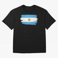ARGENTINIAN FLAG PRINT Oversized T-Shirt Honor the Beautiful Game during Match Day Hype around FIFA World Cup 2026 Group Stage, Messi, Argentina, France and Brazil, Retro Football Energy, Iconic Rivalries, Trophy Chase Drama and Stadium Atmosphere;