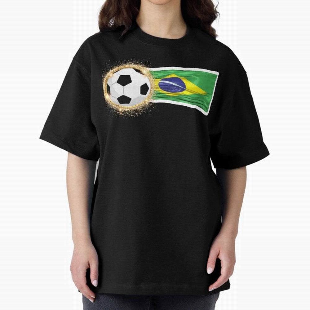 BRAZIL - BRAZILIAN FOOTBALL STICKER Classic T-Shirt Celebrate Golden Goal Energy in the FIFA World Cup 2026 Group Stage Journey through Cristiano Ronaldo, Haaland and CR7 Highlights, Brazil Pride, Worldwide Fan Energy, Dramatic Goals, Stadium