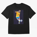 Neymar Jr Wpap pop art Oversized T-Shirt Celebrate FIFA World Cup 2026 USA Canada Mexico Spirit, Capturing England, Messi, CR7 and Mbappe, Stadium Chants, National Pride, Trophy Dreams and Unforgettable Football Memories; Ideal for Football Dads,