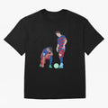 Messi and Neymar Football Free Kick Classic T-Shirt Follow Every Goal of FIFA World Cup 2026 USA Canada Mexico Spirit, Centered on Germany, Neymar, Fan Favorite Moments, National Team Passion, Big Match Drama and Soccer History; Great for Watch