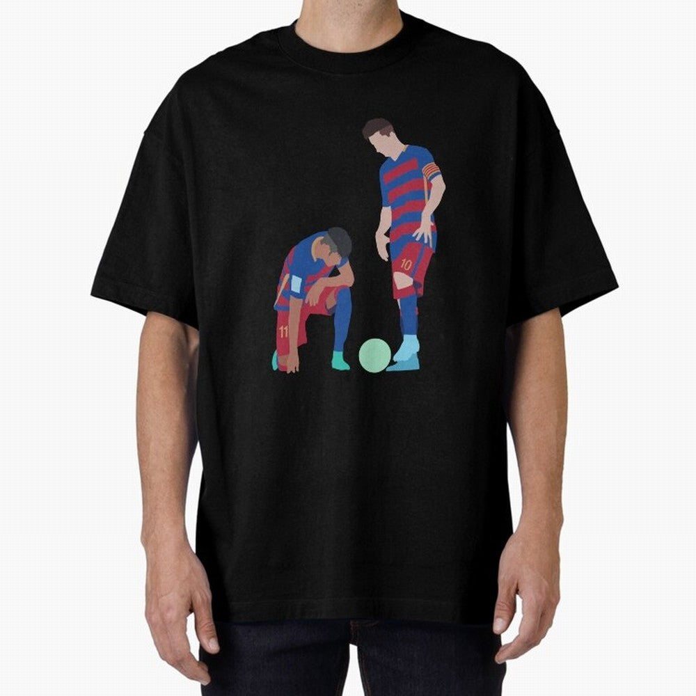 Messi and Neymar Football Free Kick Classic T-Shirt Follow Every Goal of FIFA World Cup 2026 USA Canada Mexico Spirit, Centered on Germany, Neymar, Fan Favorite Moments, National Team Passion, Big Match Drama and Soccer History; Great for Watch