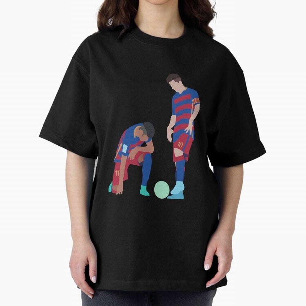 Messi and Neymar Football Free Kick Classic T-Shirt Follow Every Goal of FIFA World Cup 2026 USA Canada Mexico Spirit, Centered on Germany, Neymar, Fan Favorite Moments, National Team Passion, Big Match Drama and Soccer History; Great for Watch