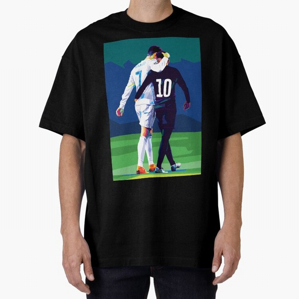 Ronaldo x Neymar Wpap Art Classic T-Shirt Honor the Football Icons of FIFA World Cup 2026 Group Stage for Fans of Messi, Neymar and Mbappe and Germany, Bringing Fan Favorite Moments, National Team Passion, Big Match Drama and Soccer History;