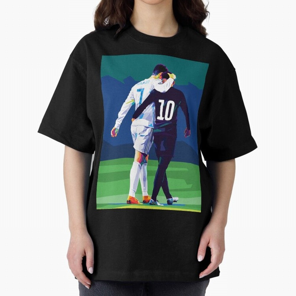 Ronaldo x Neymar Wpap Art Classic T-Shirt Honor the Football Icons of FIFA World Cup 2026 Group Stage for Fans of Messi, Neymar and Mbappe and Germany, Bringing Fan Favorite Moments, National Team Passion, Big Match Drama and Soccer History;
