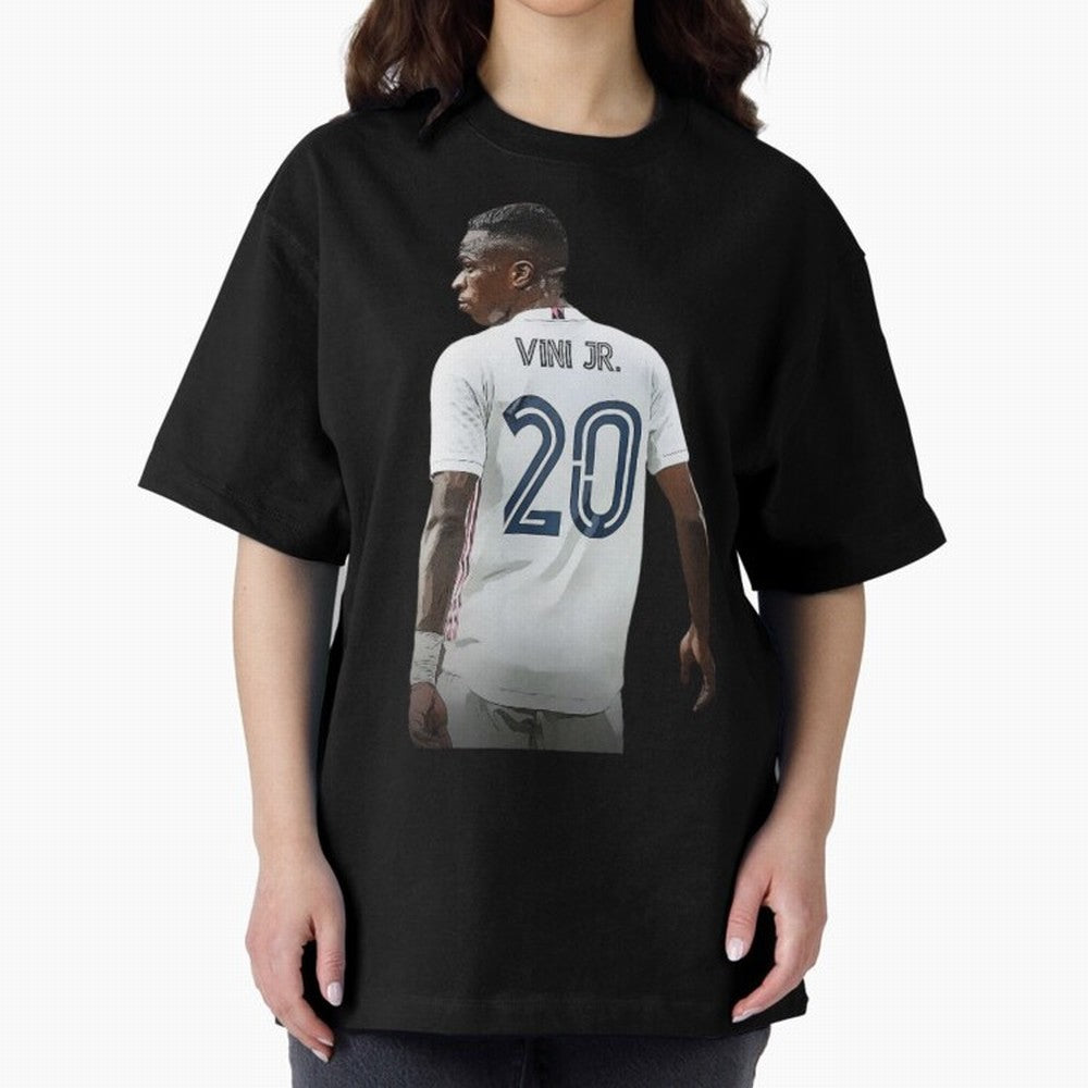 Vinicius Jr 20 - Madrid Classic T-Shirt Bring Match Day Fire to Match Day Hype around FIFA World Cup 2026, Cristiano Ronaldo, Argentina, France and Brazil, Champion Mindset, Group Stage Buzz, Knockout Tension and Passionate Fan Culture; Ideal for