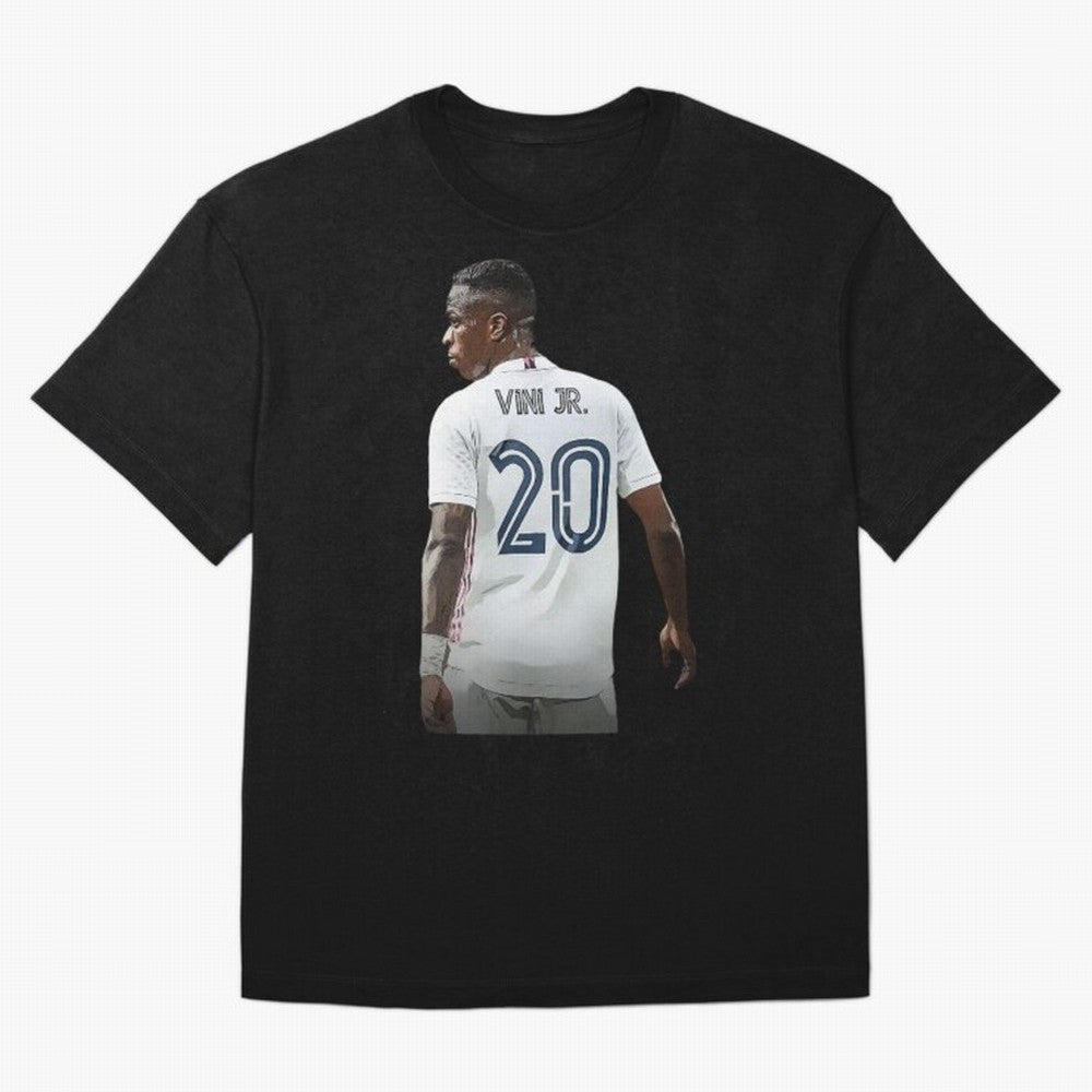 Vinicius Jr 20 - Madrid Classic T-Shirt Bring Match Day Fire to Match Day Hype around FIFA World Cup 2026, Cristiano Ronaldo, Argentina, France and Brazil, Champion Mindset, Group Stage Buzz, Knockout Tension and Passionate Fan Culture; Ideal for