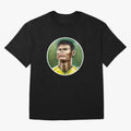 Footballicature : Thiago Silva Classic T-Shirt Join the Countdown to FIFA World Cup 2026 Group Stage for Fans of Neymar, Haaland and Cristiano Ronaldo and Portugal, Bringing Worldwide Fan Energy, Dramatic Goals, Stadium Lights and Championship