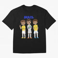 Brazil Essential T-Shirt Fuel Your Fan Pride for FIFA World Cup 2026 USA Canada Mexico Driven by Messi and Cristiano Ronaldo, France Energy, Goal Celebration Energy, Supporter Heritage, Football Icons and Worldwide Tournament Joy; Ideal for Fans