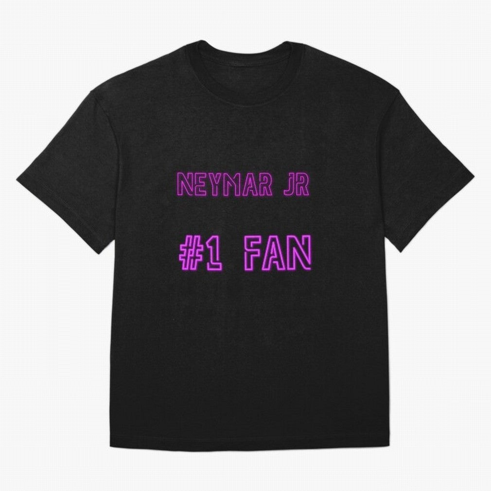 Neymar Jr #1 fan Oversized T-Shirt Celebrate Soccer Greatness during FIFA World Cup 2026 Group Stage for Fans of Mbappe and Neymar and Argentina and Brazil, Bringing Football Passion, Legendary Performances, Festival Vibes and Supporter Community;