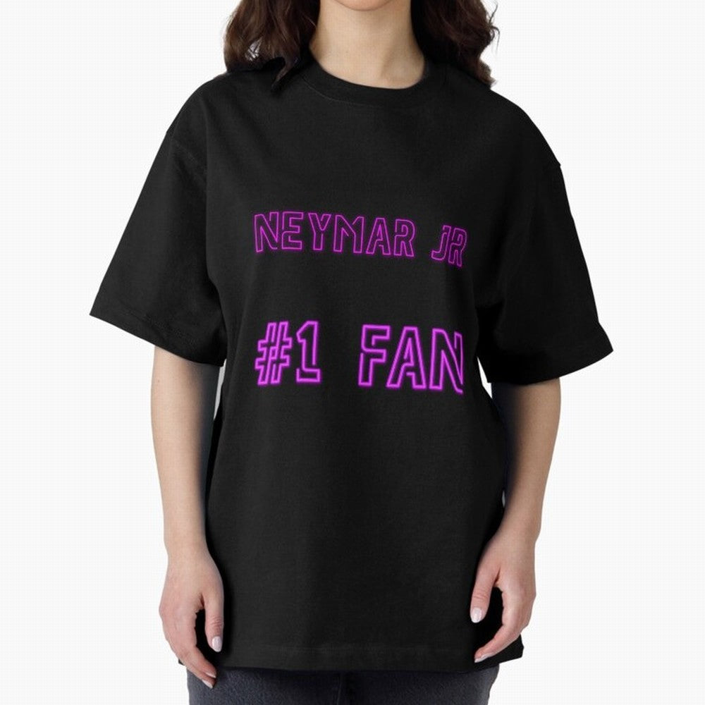 Neymar Jr #1 fan Oversized T-Shirt Celebrate Soccer Greatness during FIFA World Cup 2026 Group Stage for Fans of Mbappe and Neymar and Argentina and Brazil, Bringing Football Passion, Legendary Performances, Festival Vibes and Supporter Community;