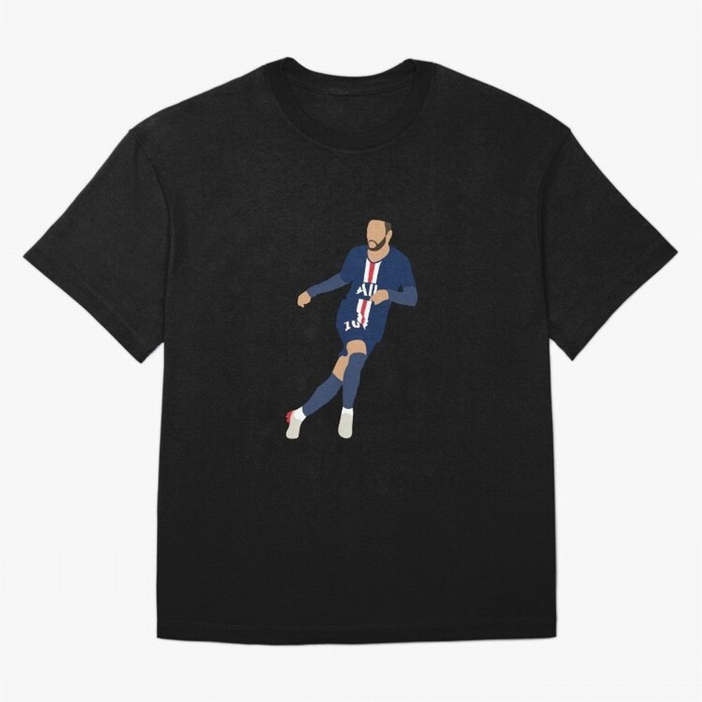 Neymar Jr Fan Art Classic T-Shirt Represent Football Lovers during FIFA World Cup 2026 Group Stage Featuring Cristiano Ronaldo, Argentina, France and Brazil Energy, Football History, Final Match Energy, Crowd Noise and Once in a Lifetime Moments;
