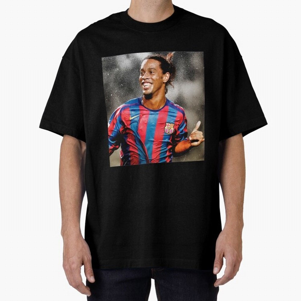 ronaldinho Classic T-Shirt Support Iconic Players in FIFA World Cup 2026 Group Stage for Fans of Cristiano Ronaldo, Haaland and CR7 and Spain, Bringing Fan Favorite Moments, National Team Passion, Big Match Drama and Soccer History; Made for