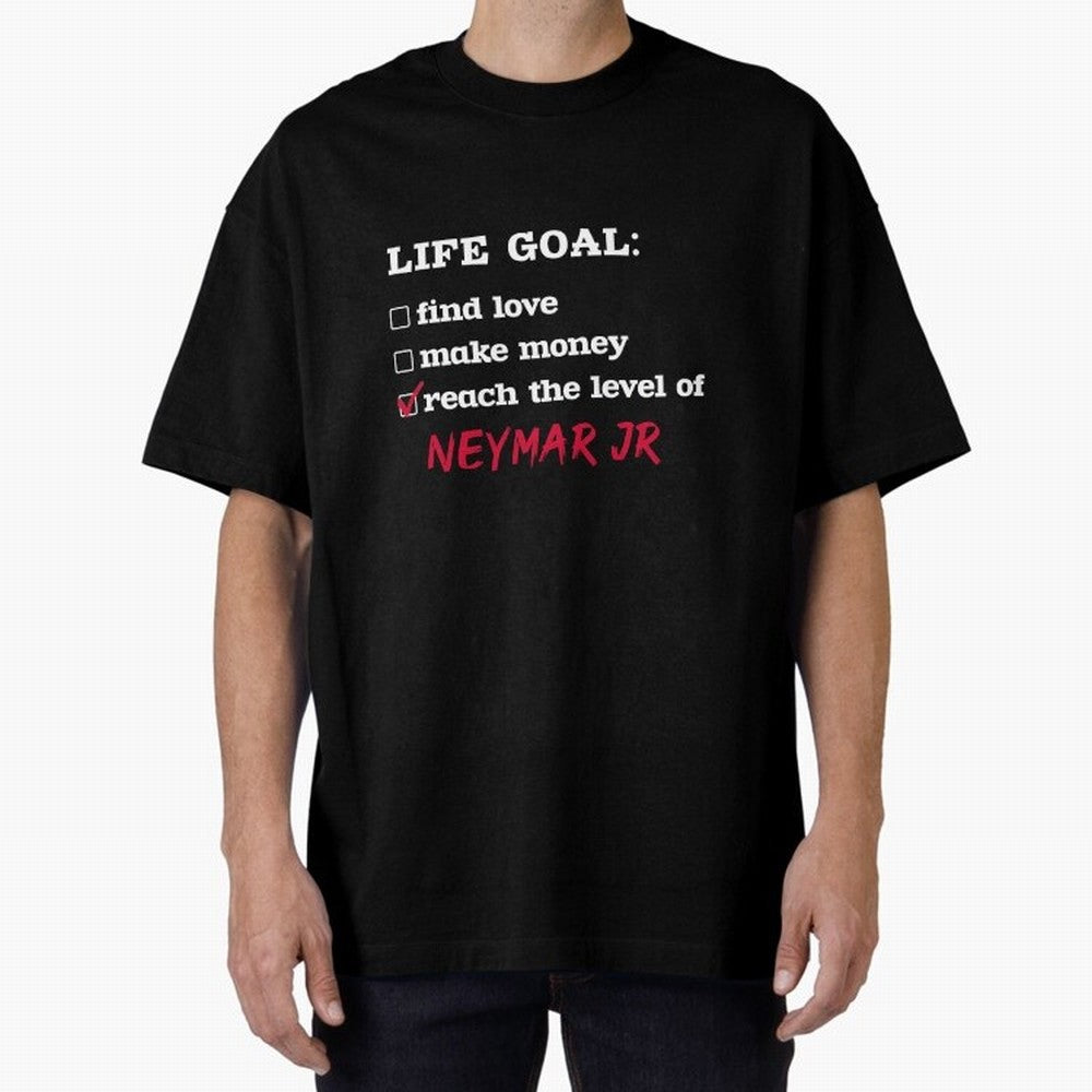 Life goal - Neymar Jr Classic T-Shirt Cheer for Match Day Hype around FIFA World Cup 2026, Haaland and Mbappe, Argentina and Brazil, Game Day Rituals, Football Legends, Country Pride and the Road to the Final; Perfect for People Who Love Argentina,