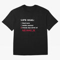 Life goal - Neymar Jr Classic T-Shirt Cheer for Match Day Hype around FIFA World Cup 2026, Haaland and Mbappe, Argentina and Brazil, Game Day Rituals, Football Legends, Country Pride and the Road to the Final; Perfect for People Who Love Argentina,