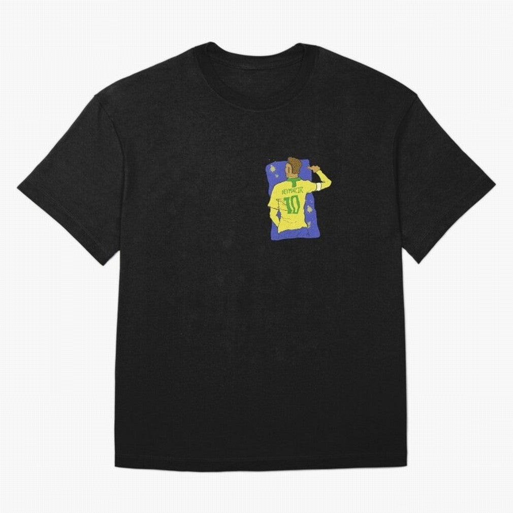 Neymar Jr. in Brazilian Glory Oversized T-Shirt Show Your Love for Match Day Hype around FIFA World Cup 2026, CR7 and Messi, England, Championship Spirit, Famous Goals, Roaring Crowds and International Football Unity; Built for Supporters Chasing
