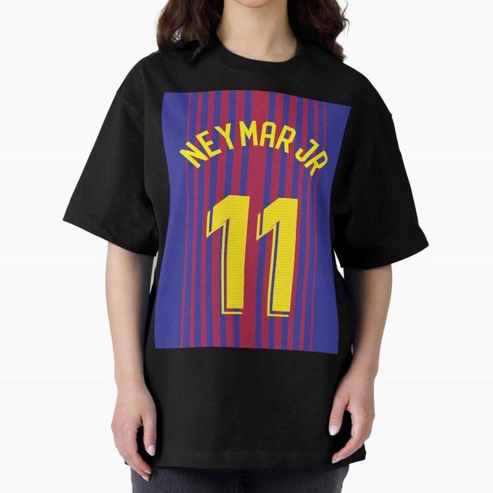 NEYMAR JR FOOTBALL SOCCER JERSEY BARCELONA Oversized T-Shirt Show Your Love for the FIFA World Cup 2026 USA Canada Mexico Journey through Neymar, Haaland and Cristiano Ronaldo Highlights, Portugal Pride, Stadium Chants, National Pride, Trophy