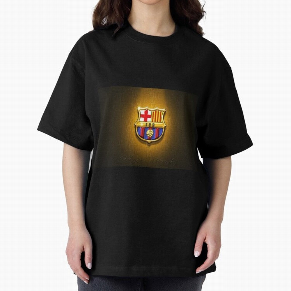 barcelona Oversized T-Shirt Spotlight FIFA World Cup 2026 for Fans of Neymar and Portugal, Spain and Germany, Bringing Retro Football Energy, Iconic Rivalries, Trophy Chase Drama and Stadium Atmosphere; Perfect for Fans, Collectors, Family