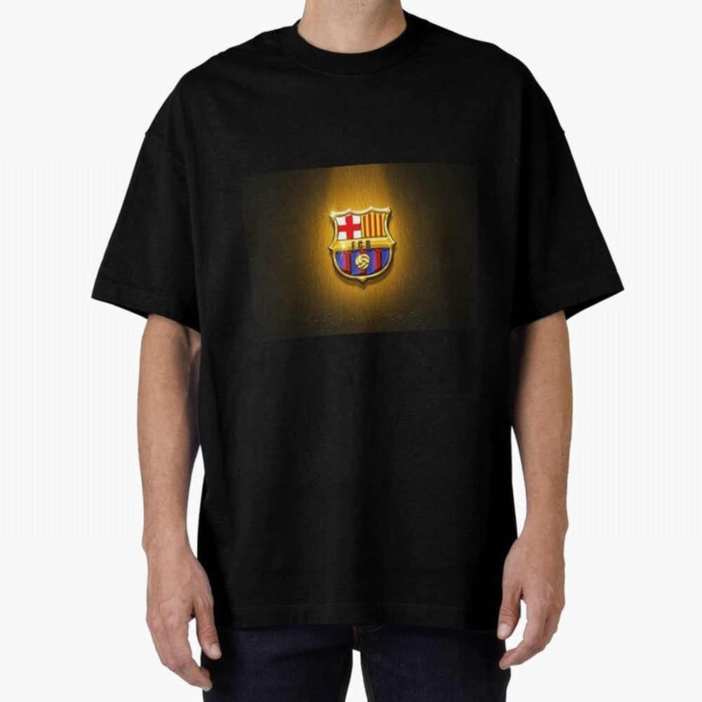 barcelona Oversized T-Shirt Spotlight FIFA World Cup 2026 for Fans of Neymar and Portugal, Spain and Germany, Bringing Retro Football Energy, Iconic Rivalries, Trophy Chase Drama and Stadium Atmosphere; Perfect for Fans, Collectors, Family