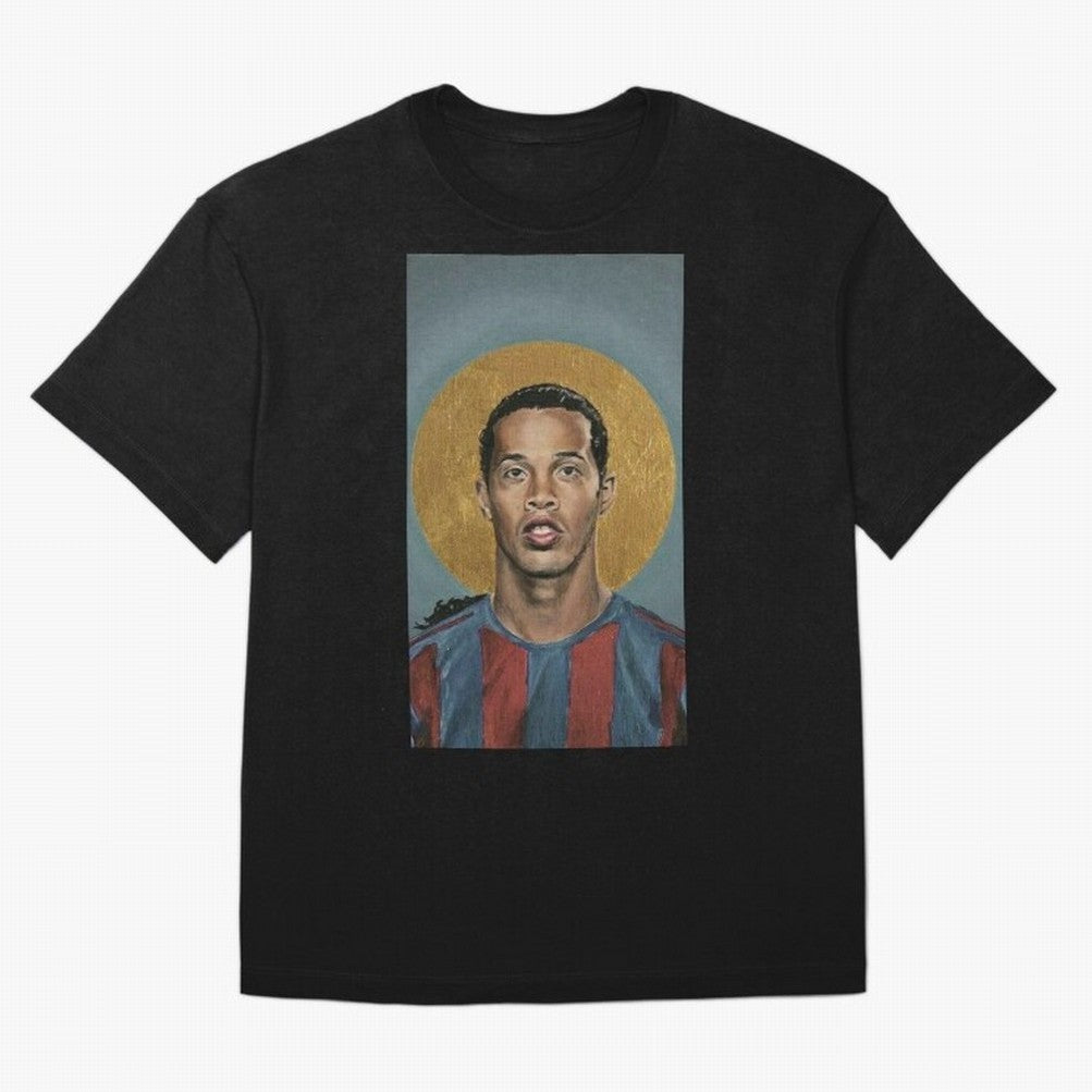 ronaldinho Oversized T-Shirt Create FIFA World Cup 2026 USA Canada Mexico Spirit, Connected to Argentina and Brazil, Cristiano Ronaldo, Haaland and CR7, Vintage Soccer Flavor, Modern Football Stars, National Flags and Final Night Emotion; Ideal for