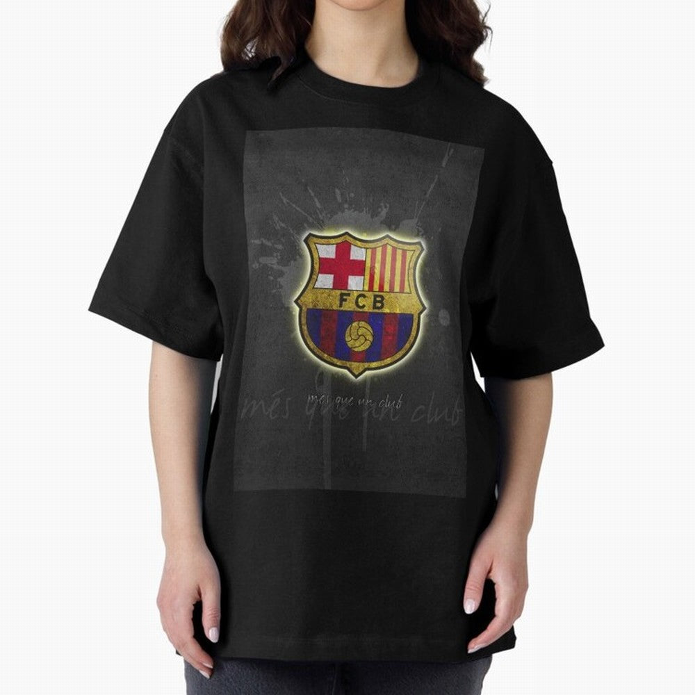 barcelona Oversized T-Shirt Honor Champions and Dreams in FIFA World Cup 2026 USA Canada Mexico Spirit, Highlighting Argentina, France and Brazil, Messi, Neymar and Mbappe, Stadium Chants, National Pride, Trophy Dreams and Unforgettable Football
