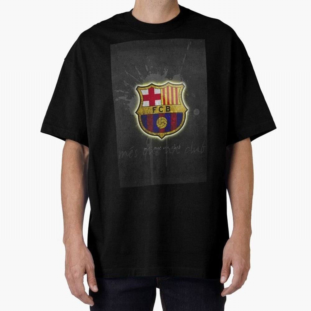 barcelona Oversized T-Shirt Honor Champions and Dreams in FIFA World Cup 2026 USA Canada Mexico Spirit, Highlighting Argentina, France and Brazil, Messi, Neymar and Mbappe, Stadium Chants, National Pride, Trophy Dreams and Unforgettable Football