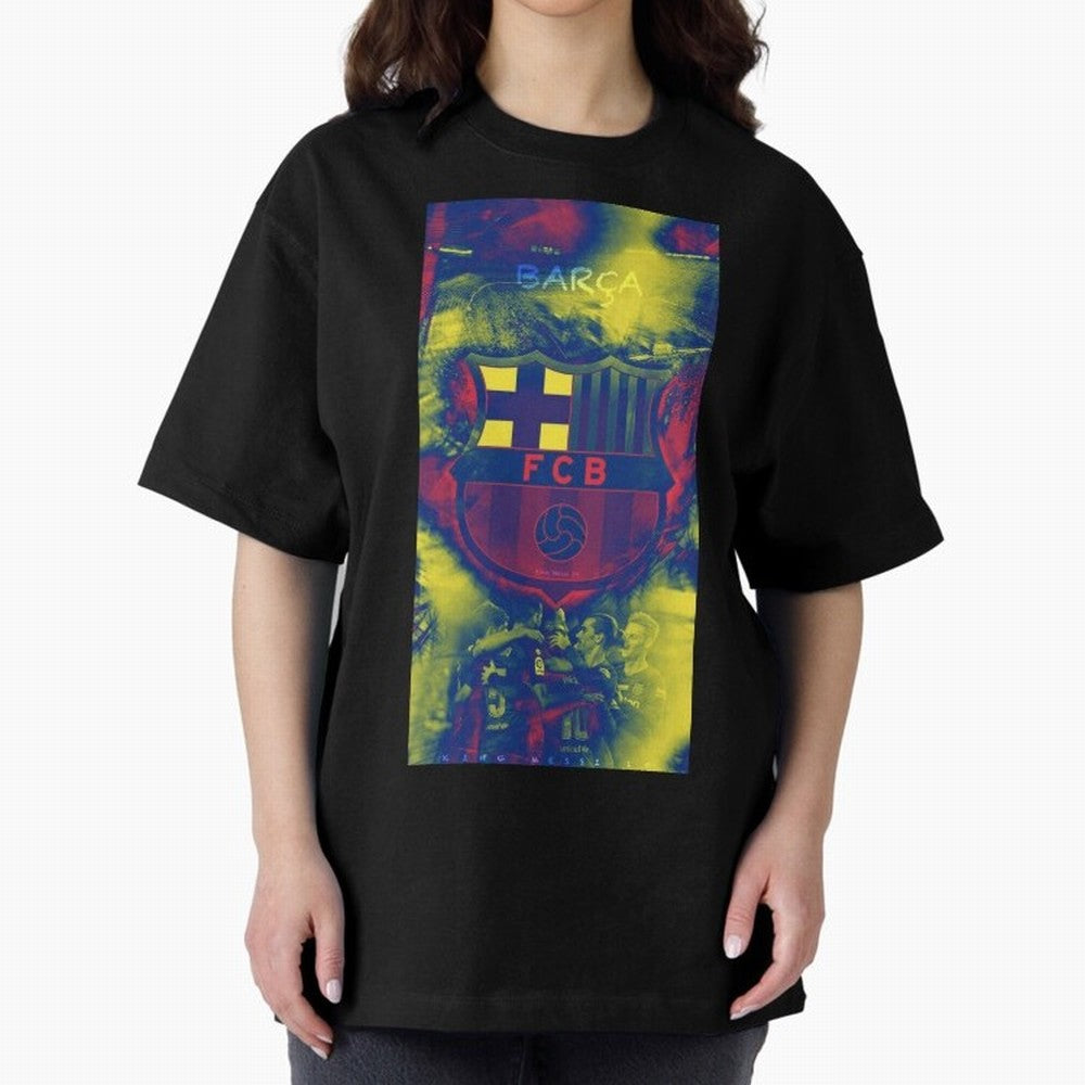 barcelona Oversized T-Shirt Bring a Champion Mindset to FIFA World Cup 2026 Spirit, Inspired by Germany, Messi, Neymar and Mbappe, Football History, Final Match Energy, Crowd Noise and Once in a Lifetime Moments; Built for Supporters Chasing Trophy