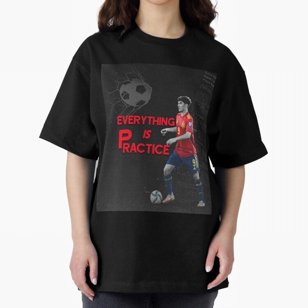 Pablo Gavi Oversized T-Shirt Enjoy the Biggest Football Party of Match Day Hype around FIFA World Cup 2026, Mbappe and Neymar, Brazil, Match Day Excitement, Supporter Culture, Golden Goals and Global Football Passion; Great for Watch Parties,