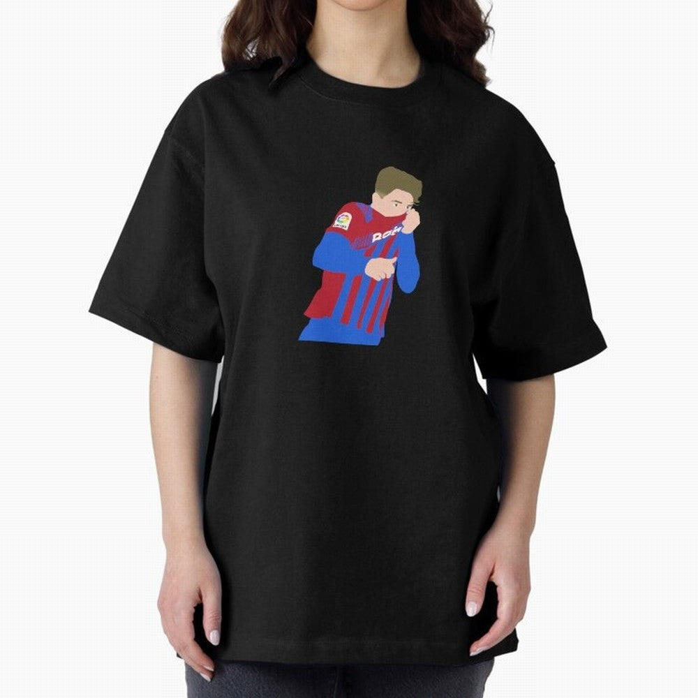 Gavi Barcelona Oversized T-Shirt Bring World Football Passion into FIFA World Cup 2026 USA Canada Mexico Spirit, Made for Portugal, Spain and Germany, Messi, Global Supporter Spirit, Legendary Goals, National Colors and Tournament Celebration;