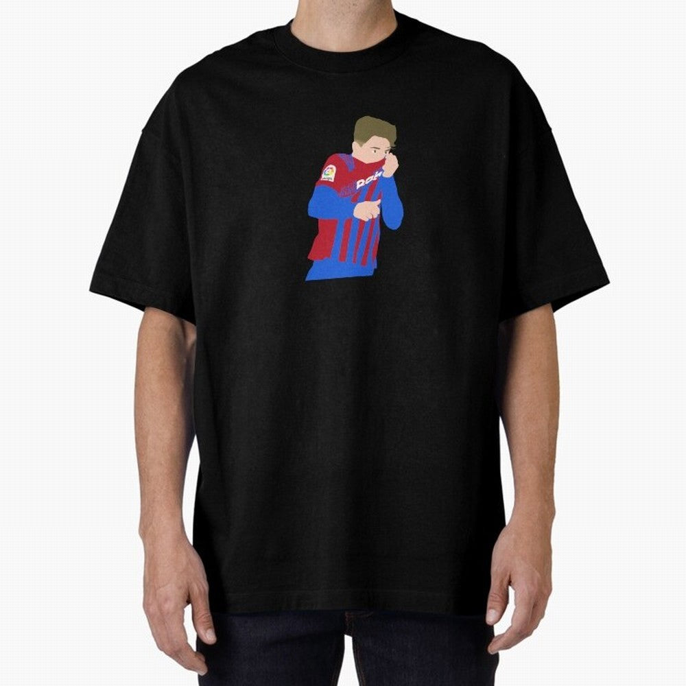 Gavi Barcelona Oversized T-Shirt Bring World Football Passion into FIFA World Cup 2026 USA Canada Mexico Spirit, Made for Portugal, Spain and Germany, Messi, Global Supporter Spirit, Legendary Goals, National Colors and Tournament Celebration;