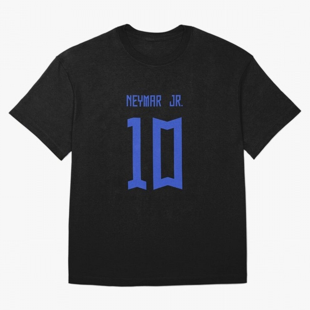 Neymar Jr Brazil White Jersey 2023 Oversized T-Shirt Back the Journey through the FIFA World Cup 2026 USA Canada Mexico Journey through Messi and Cristiano Ronaldo Highlights, Spain Pride, Retro Football Energy, Iconic Rivalries, Trophy Chase Drama