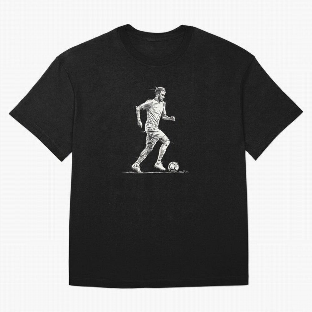 Neymar Jr. - The Dribble King Sketch Classic T-Shirt Show Love for Legendary Goals in FIFA World Cup 2026 USA Canada Mexico for Fans of Cristiano Ronaldo, Haaland and CR7 and Brazil, Portugal and Argentina, Bringing Tournament Hype, Historic