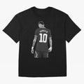Neymar Jr Black and White Version Oversized T-Shirt Celebrate Golden Goal Energy in Match Day Hype around FIFA World Cup 2026, Haaland, Brazil, Portugal and Argentina, Goal Celebration Energy, Supporter Heritage, Football Icons and Worldwide