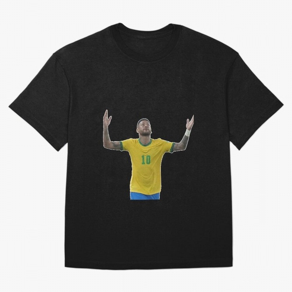 Neymar Jr. - Football Superstar Oversized T-Shirt Capture Stadium Memories from Match Day Hype around FIFA World Cup 2026, Neymar, Haaland and Cristiano Ronaldo, Netherlands, Global Supporter Spirit, Legendary Goals, National Colors and Tournament