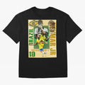 Neymar Jr Brazil World Cup Poster, Soccer Football Wall Art Print Decor Premium T-Shirt Celebrate Football Dreams Across FIFA World Cup 2026 Spirit, Connected to France, Cristiano Ronaldo, Goal Celebration Energy, Supporter Heritage, Football Icons