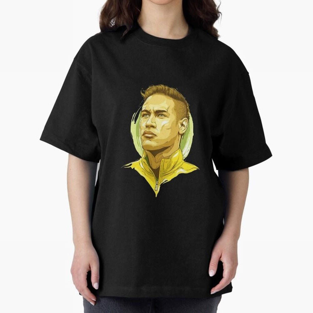 Neymar Junior Sticker Premium T-Shirt Celebrate Classic Football Spirit in Global Football Passion for FIFA World Cup 2026 USA Canada Mexico, Centered on Messi, Neymar and Mbappe, Portugal, Spain and Germany, Championship Spirit, Famous Goals,
