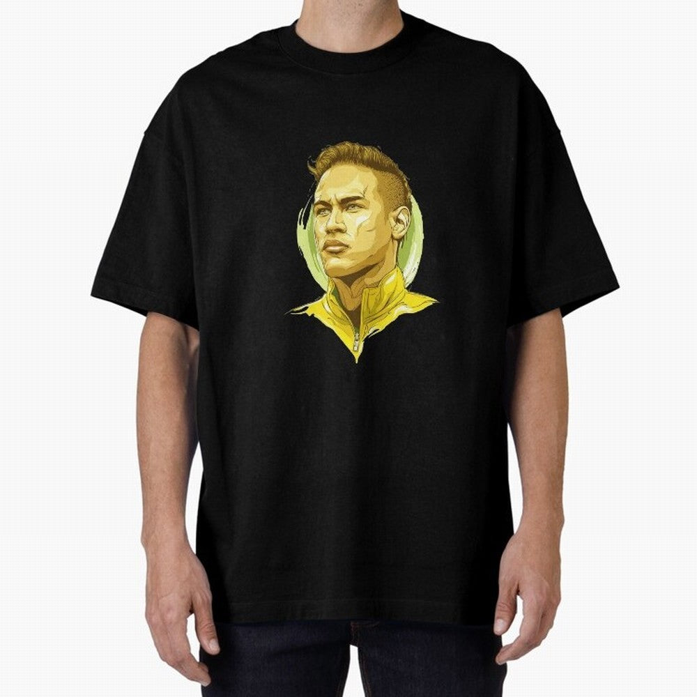 Neymar Junior Sticker Premium T-Shirt Celebrate Classic Football Spirit in Global Football Passion for FIFA World Cup 2026 USA Canada Mexico, Centered on Messi, Neymar and Mbappe, Portugal, Spain and Germany, Championship Spirit, Famous Goals,